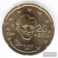 Greece Grams 5 2002 G Stgl./unzirkuliert With Geheimzeichen Stgl./unzirkuliert 2002 Kursmünze 20 Cent - Grecia