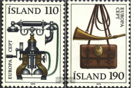 Iceland 539-540 (complete Issue) Unmounted Mint / Never Hinged 1979 Postal - Unused Stamps