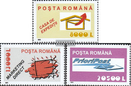 Romania 5688-5690 (complete Issue) Unmounted Mint / Never Hinged 2002 Clear Brands: Postal Services - Ongebruikt