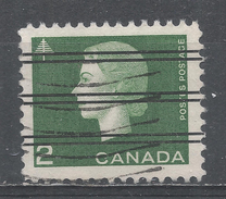 Canada 1963. Scott #402 (U) Queen Elizabeth II And Tree - Prematasellado