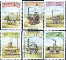 Benin 1170-1175 (complete Issue) Unmounted Mint / Never Hinged 1999 Steam Car And Locomotives - Altri & Non Classificati