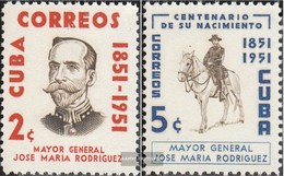 Cuba 433-434 (complete Issue) Unmounted Mint / Never Hinged 1954 José Maria Rodriguez - Neufs