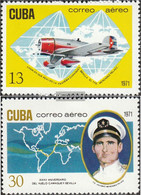 Cuba 1661-1662 (complete Issue) Unmounted Mint / Never Hinged 1971 Flights Of Camaguey After Sevilla - Unused Stamps