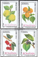 Romania 5694-5697 (complete Issue) Unmounted Mint / Never Hinged 2002 Fruits - Neufs