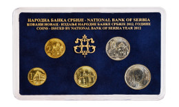 Serbia Coins Set 2012. UNC, NATIONAL BANK OF SERBIA, 20 Dinara Commemorative Mihajlo Pupin - Serbia