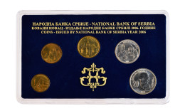 Serbia Coins Set 2006. UNC, NATIONAL BANK OF SERBIA,  20 Dinara Commemorative Nikola Tesla - Serbien