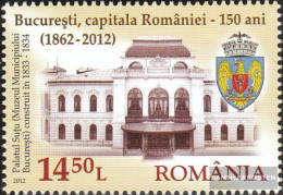 Romania 6597 (complete Issue) Unmounted Mint / Never Hinged 2012 150 Years Bucharest - Nuevos