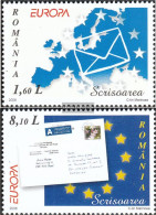 Romania 6294-6295 (complete Issue) Unmounted Mint / Never Hinged 2008 Europe - The Letters - Ongebruikt