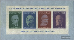 Gabon Block16b (complete Issue) Unmounted Mint / Never Hinged 1970 1. Death Of Claude Dornier - Autres & Non Classés