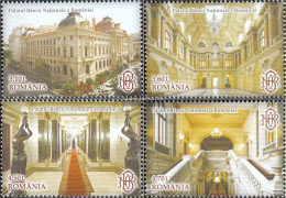 Romania 6697-6700 (complete Issue) Unmounted Mint / Never Hinged 2013 Architecture - Nuevos