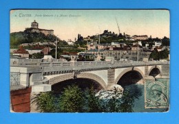 TORINO - Ponte Umberto I E  Monte Capuccini.  COLORI.    Vedi Descrizione - Brücken