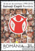 Romania 6444 (complete Issue) Unmounted Mint / Never Hinged 2010 Kinderschutzverein - Neufs