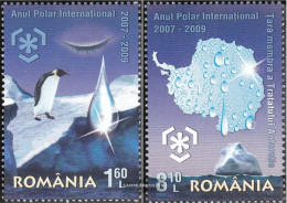 Romania 6348-6349 (complete Issue) Unmounted Mint / Never Hinged 2009 Protection The Polargebiete - Neufs