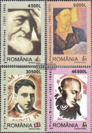 Romania 5737-5740 (complete Issue) Unmounted Mint / Never Hinged 2003 100.Birthdays Of Persönlichkeite - Neufs