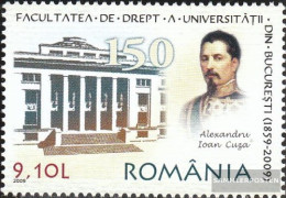 Romania 6402 (complete Issue) Unmounted Mint / Never Hinged 2009 Legal Faculty - Neufs