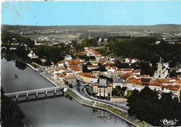 Peyrehorade (Landes) - Vue Panoramique Aérienne: L'Eglise, Le Château D'Ortie, Le Pont Sur Les Gaves - Edition Combier - Peyrehorade