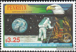 Penrhyn 564 (complete Issue) Unmounted Mint / Never Hinged 1994 First Manned Moon Landing - Penrhyn