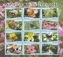 Niuafo Ou - Island 527-538 Zd-archery (complete Issue) Unmounted Mint / Never Hinged 2013 Butterflies - Tonga (1970-...)