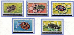 Turquie** N° 2410 à 2414 - Insectes Nuisibles  - - Unused Stamps