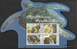 Tonga Block62 (complete Issue) Unmounted Mint / Never Hinged 2013 Marine Turtles - Tonga (1970-...)