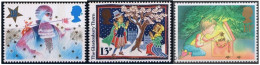 England United Kingdom Grande-Bretagne 1985/87: Michel-N° 1051 II + 1091 II + 1126 II ** MNH (Xmas With * On Back) - Abarten & Kuriositäten