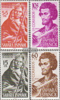 Spanisch Sahara 135-138 (complete Issue) Unmounted Mint / Never Hinged 1953 Musicians - Sahara Espagnol