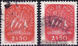 Portugal 1943 - Caravel ( Mi 656 - YT 638 ) Two Shades Of Color - Gebraucht