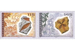 HUNGARY - 2016. Cpl.Set - Hungary’s Geological Treasures / Ipolytarnóc Fossils / Paleontology MNH!! - Unused Stamps