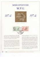 Carte Max Gold 1729-30 Wereldpostunie W P U - 1971-1980