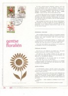 Carte Max Gold 1749-51 Gentse Floralien - 1971-1980