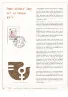 Carte Max Gold 1776 Internationaal Jaar Van De Vrouw - 1971-1980