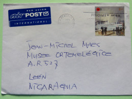 New Zealand 2015 Cover To Nicaragua - Ship - Lettres & Documents