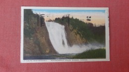 Has Stamp & Cancel-----  Canada > Quebec> Montmorency Falls      Ref  2306 - Cataratas De Montmorency
