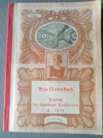 1984 - DAS NOTENBUCH KATALOG DER DEUTSCHEN BANKNOTEN AB 1874 MARK HOFFMANN DIETER - ALLEMAND - Catalogues