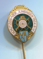 ARCHERY / SHOOTING, Hunter Jager Caccia - Schutzen Ver. JUNGINGEN 1924. Tubingen Germany, Enamel, Vintage Pin, Badge - Bogenschiessen