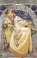 #BV1323  MUCHA ALPHONSE POSTCARD UNUSED REPRINT OF EPOCH. - Mucha, Alphonse