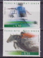 ONU SPORTS HORSES  SOCCER / CALCIO / FOOTBALL 2 V.  MNH - Ungebraucht