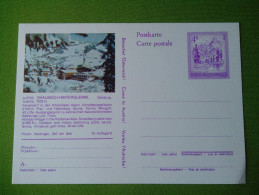 AUSTRIA SAALBACH-HINTERGLEMM SALZBURG SKI STAMP 4S OSTERREICH UNIQUE RARE Old Postcard Picture  RARITY UNUSED/NEUF/MINT - Saalbach