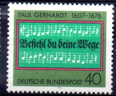 ALLEMAGNE    N° 742   * *  Paul Gerhardt Lutherien - Théologiens