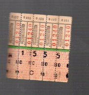 (Nimes Gard) Bloc  De 5 Tickets "transports En Commun" (tramway? Bus?) (PPP23988) - Europa