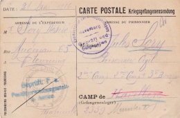 Prisoner Of War To French POW In Germany, Adressed To Gefangenenlager Havelberg But Rerouted To Münster - Censored By Et - Militares