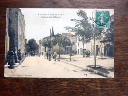 Carte Postale Ancienne Colorée : MAILLANE : Entrée Du Village, Animé En 1910 - Trets