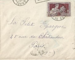 3529 GRENOBLE Gare Lette Isere Ob 3 1 925 25 C Violet Brun Exposition Internationale 1925 Yv 212 - Covers & Documents