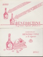 BÉNÉDICTINE - La Grande Liqueur Française - Deux Buvards - Schnaps & Bier