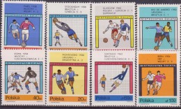 POLONIA WORLD CUP ENGLAND 1966 SOCCER FOOTBALL CALCIO 8 V. MNH - 1966 – Angleterre