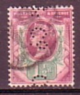 GRANDE-BRETAGNE - 1840 - 1901 - Perfines - Obl. - Perforadas