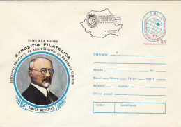 GEOGRAPHY, ROMANIAN GEOGRAPHIC SOCIETY, SIMION MEHEDINTI, COVER STATIONERY, ENTIER POSTAL, 1975, ROMANIA - Geography