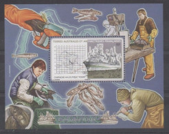 T.A.A.F -Poisson - Campagne Halieutique "Poquer" : Bateau De Pêche, Carte - - - Unused Stamps