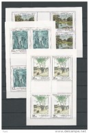 1997 Art 3 Petites Feuilles De 4 Timbres  Chantilly Prophètes Du Désert Et Bouquinistes Parisiens De Simon YT 158 160 - Blocks & Sheetlets