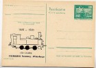 DDR P79-34-81 C166 Postkarte ZUDRUCK 100 J. Eisenbahn Perleberg-Wittenberge 1981 - Private Postcards - Mint